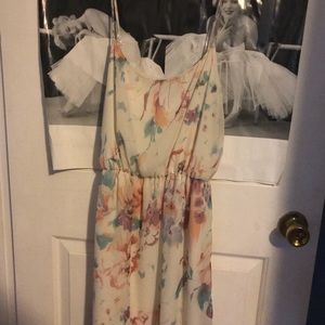 White floral dress